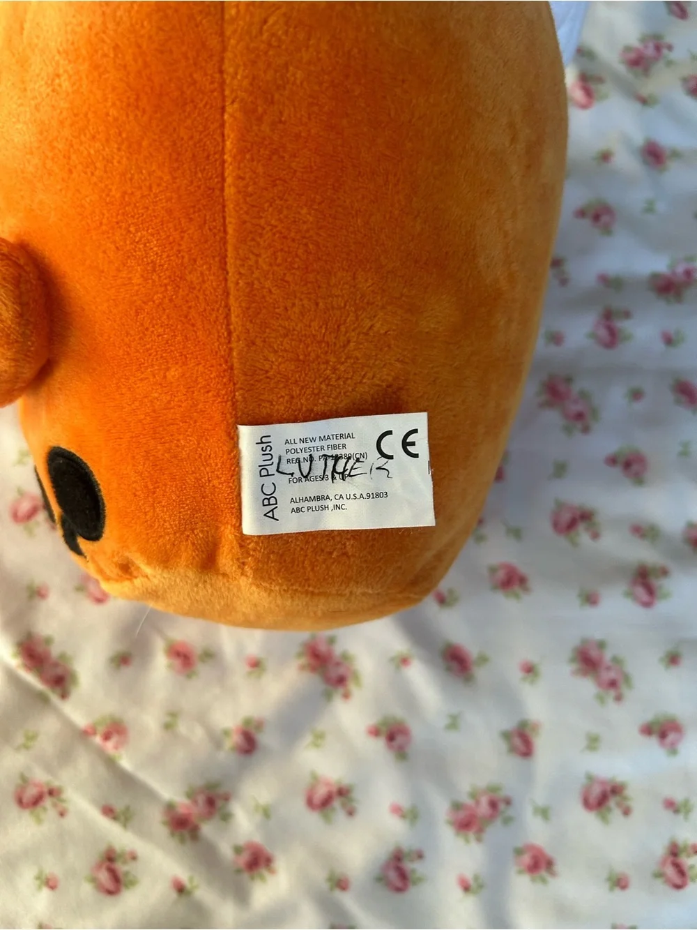 Plush Bubble Tea Toy - Orange Cute Boba Plush for Kids